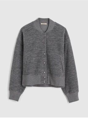 NWT Madewell Double-Faced Knit Bomber Jacket size Small